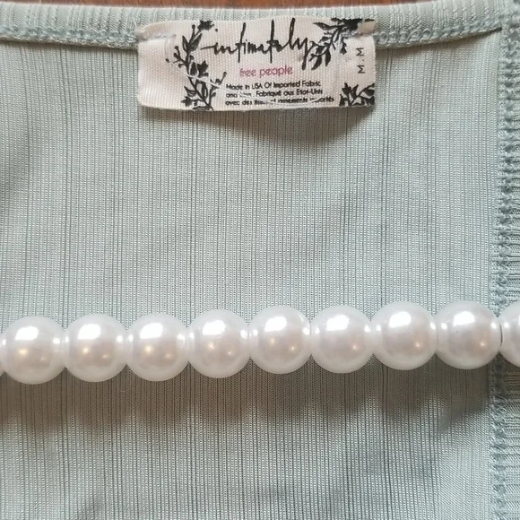 Free People Intimately Mint Green Slinky Slink Tank Top - Picture 10 of 12